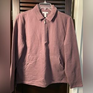 Charter Club Sweatshirt with Zipper size L